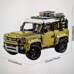 Juego De Bloques De Construcción, Land Rover Defender, 2,573 Piezas, Escala 1/10