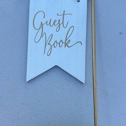 Guest Book Wedding Table Sign