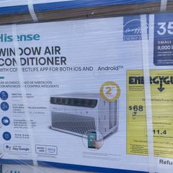 350 Sqft Hisense Window AC 8,000 BTU