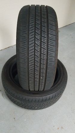 2 tires Yokohama 205/50R17