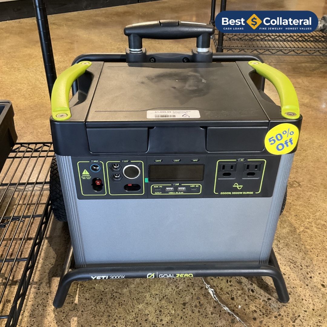 Yeti 3000x Goal Zero Generator