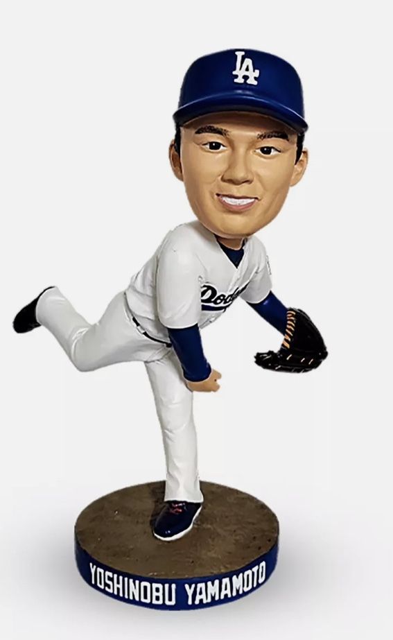 2024 Yoshinobu Yamamoto Los Angeles Dodgers Bobblehead