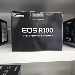 Canon R100 Camera Rfs 18-45mm F4.5-6.3
