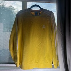 Yellow And White Adidas Sweater 