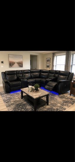 Leather couch NEED GONE will deliver