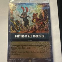 Putting It All Together Lorcana Movie Promo Zootopia