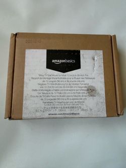 AmazonBasics TV Wall Mount Tilt Bracket 12-39 Inch TVs ASIN B01KBE054Q
