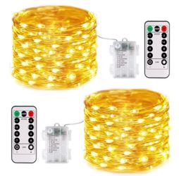 Brand New 2 Pack Fairy Lights With Remote - 66 Feet