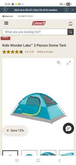 New colman 2 kid tent