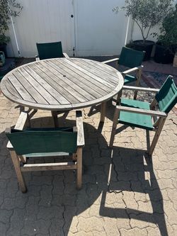 Table and chairs