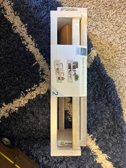 Sorbus Rustic Wooden Floating Shelves Set of 2