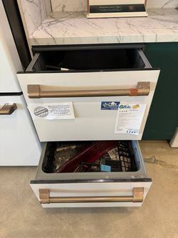 GE Cafe Café™ 24" Matte White Built-In Drawer Dishwasher - CDD420P4TW2