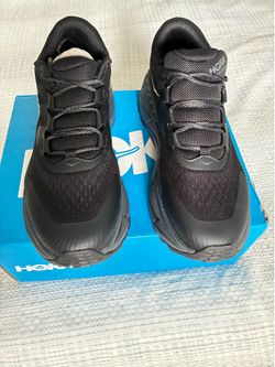 NIB HOKA ONE ONE - SKYLINE FLOAT X - Triple Black - MEN Size 11 D