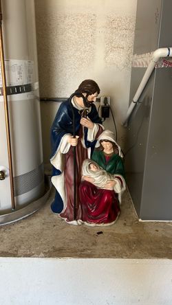 Outdoor Nativity Scene Blow Mold Set