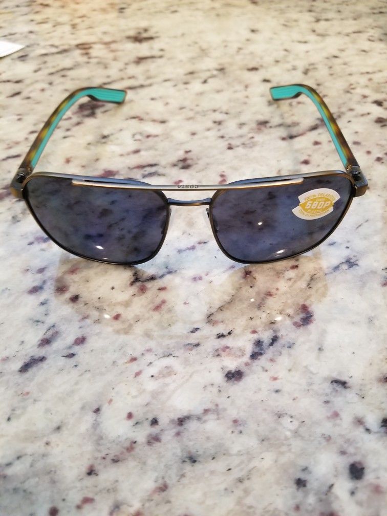 COSTA Wader Antique Gold Polarized Sunglasses