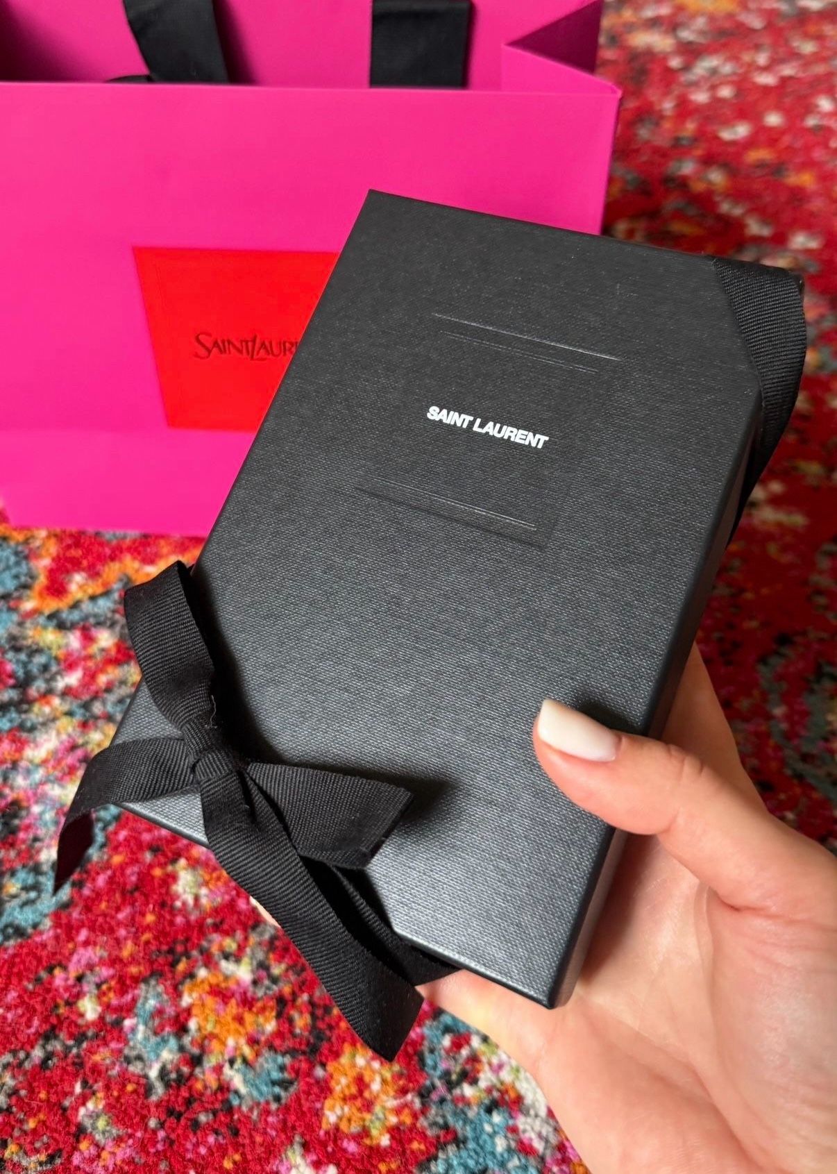SAINT LAURENT wallet Black Brand New original