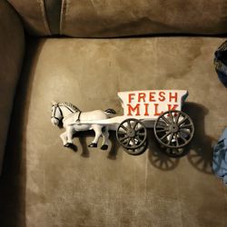 Cast Iron Horse And Buggy 