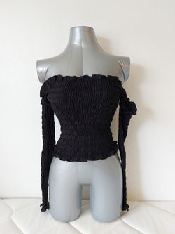 Handmade luxury black top by Olivia Rose Havelock (OneAddington)