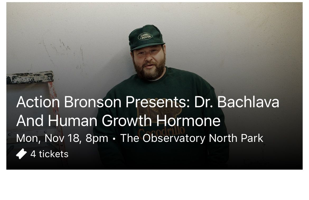 Action Bronson Tickets
