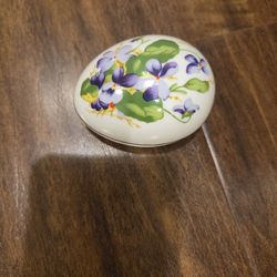 Egg Trinket Box Danbury Mint Limited Edition