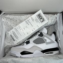 Jordan 4 Military Black Size 10 DS New Cat Brick Travis Fragment Gamma