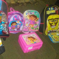 Kids backpack & lunch boxs