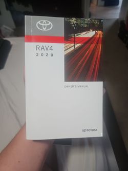 2020 Rav4 Owners manual