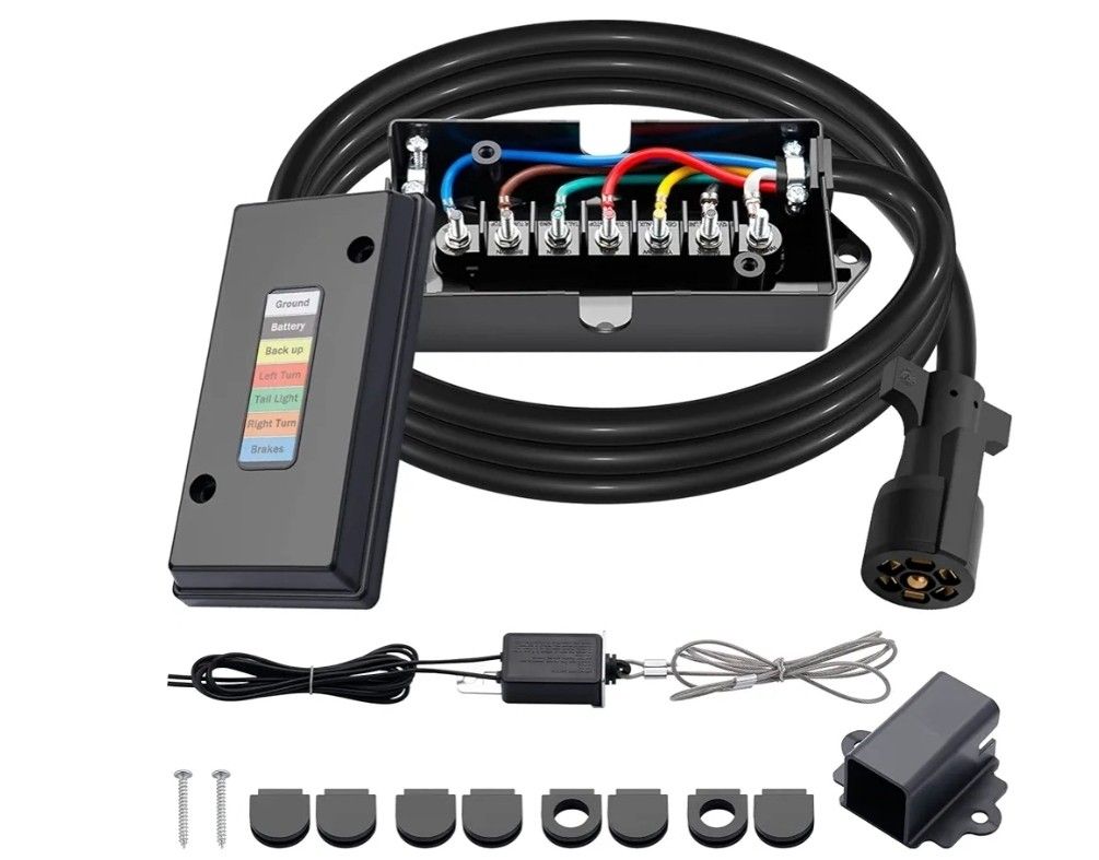 Trailer Cord 12v Breakaway Switch And Plug Holder