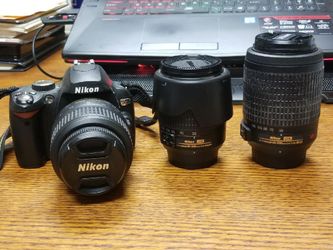 New Without Box Nikon D60 Two Additional lenses