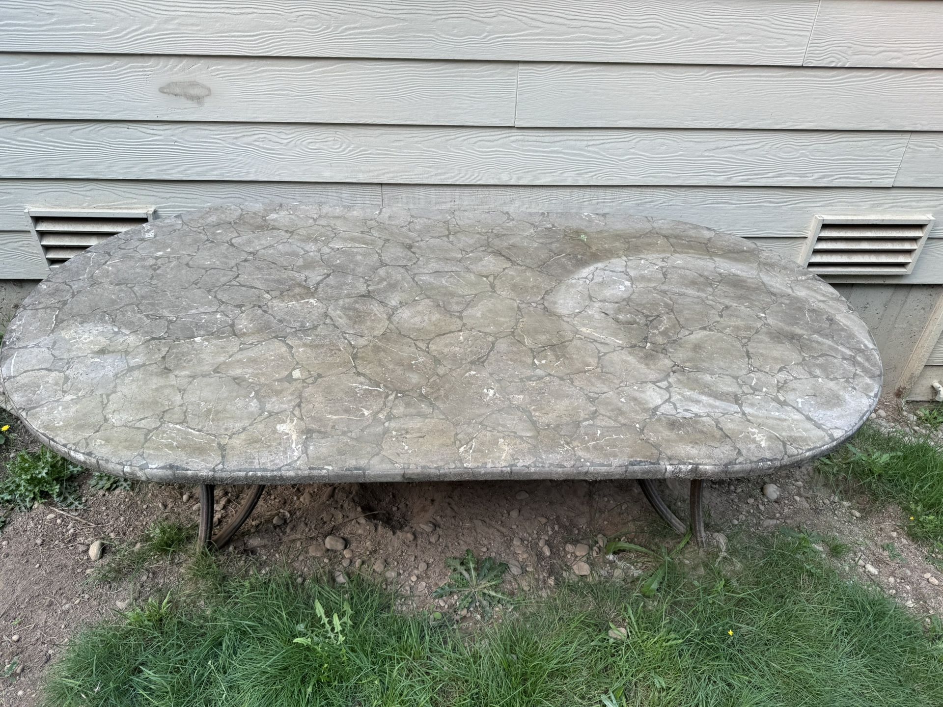 Stone Patio Table
