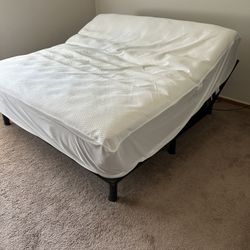 15” Luxury Plush Euro Top Mattress Prime Stearns & Foster With Adjustable Base Bed