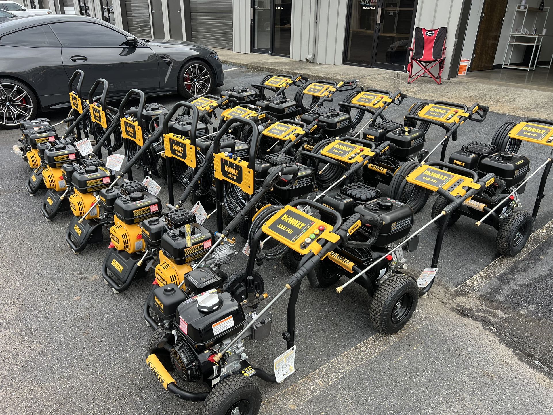 Dewalt Pressurewasher And, Different Size Different Price