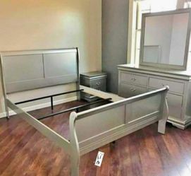 Bedroom Set Bed Nightstand 