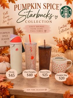 Starbucks Pumpkin Collection