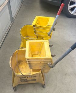 2 Mop Bucket, $10.00 each.