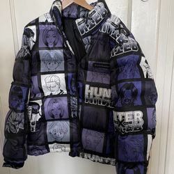 Hypland Hunter X Hunter Puffer Jacket Size Small 