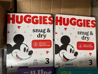 Huggies Diaper Size 3 Big Box