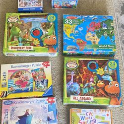 Jigsaw Puzzle,world map,Ravensburger, Words Spelling, Santa,Christmas