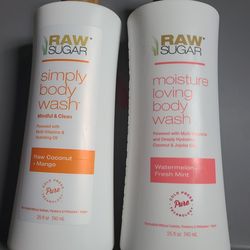 Raw Sugar Body Wash  $ 6 Each