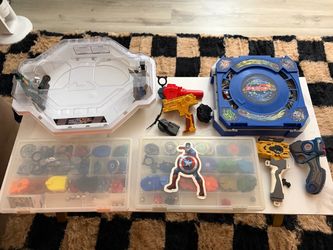 Beyblade Burst Collection with Arenas and Launchers