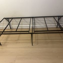 Twin XL Futon Bed Foldable Metal Frame (Read Description)