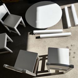Tiny Table, Big Fun! Kids Wood Table & 4 Chairs