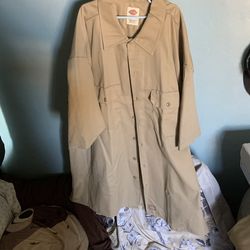 Khaki Dickies Button Up