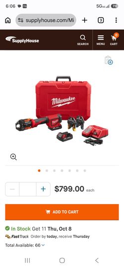 Milwaukee  m18 short throw press tool,  brand new, firm on price