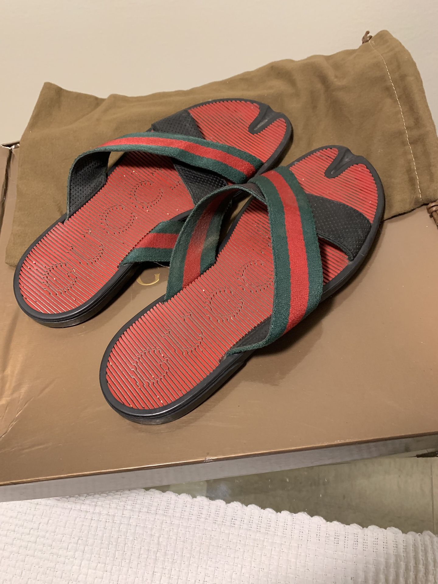 Gucci Leather Sandals