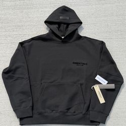 Fear of God Essentials Stretch Limo Hoodie Black Size M
