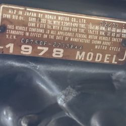 DISASSEMBLED - 1978 Honda CB750 