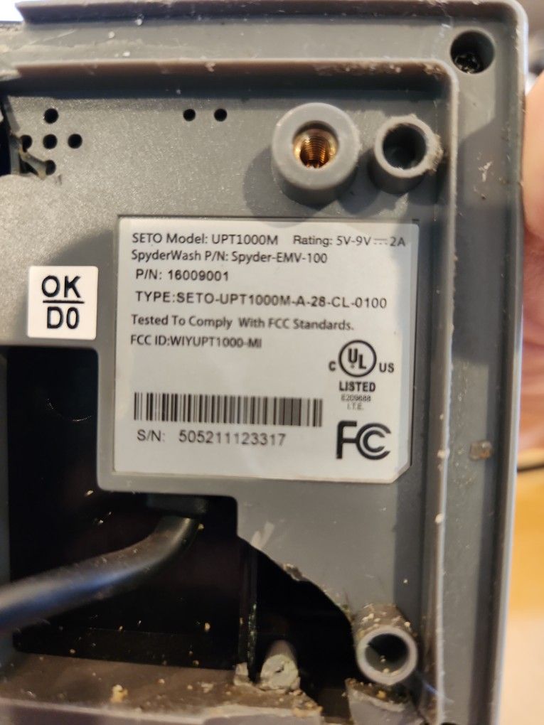 Spider Wash System Credit Card Reader