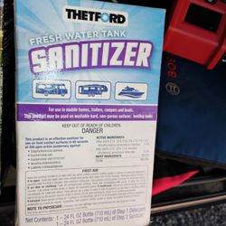 Thetford Sanitizer For Recreational Vehicles (Ex: RV's & Boats)