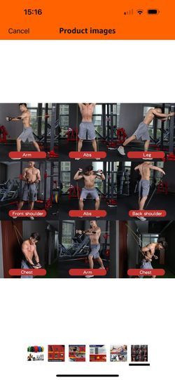 WHATAFIT Resistance Bands, Exercise Bands，Resistance Bands for Working Out, Work Out Bands with Handles for Men and Women Fitness, Strength Training H